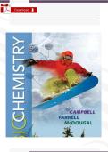 Test Bank for Biochemistry 9th Edition by Campbell&comma; Farrel & McDougal &ndash; Complete Chapter Questions & Answers&NewLine;