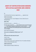 AAERT CER EXAM 2026 NEWEST ACTUAL