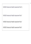 NUR 631 EXAM FINAL EXAM ADVANCED PATHOPHYSIOLOGY ACTUAL EXAM 