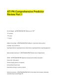 ATI PN Comprehensive Predictor &NewLine;Review Part 1