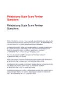 Phlebotomy State Exam Review &NewLine;Questions &NewLine;Phlebotomy State Exam Review &NewLine;Questions