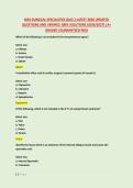 NIFA SURGICAL SPECIALITIES QUIZ 2 LATEST 2026 UPDATED &NewLine;QUESTIONS AND VERIFIED 100&percnt; SOLUTIONS &lpar;2026&sol;2027&rpar; &vert;A&plus; &NewLine;GRADED &vert;GUARANTEED PASS 