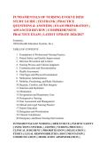 FUNDAMENTALS OF NURSING EVOLVE HESI &NewLine;STUDY GUIDE &vert; TESTBANK &vert; PRACTICE &NewLine;QUESTIONS & ANSWERS &vert; EXAM PREPARATION &vert; &NewLine;ADVANCED REVIEW &vert; COMPREHENSIVE &NewLine;PRACTICE EXAM &vert; LATEST UPDATE 2026&sol;2027 