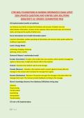 C790 WGU FOUNDATIONS IN NURSING INFORMATICS EXAM LATEST &NewLine;2026 UPDATED QUESTIONS AND VERIFIED 100&percnt; SOLUTIONS &NewLine;&lpar;2026&sol;2027&rpar; &vert;A&plus; GRADED &vert;GUARANTEED PASS 