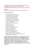 GERONTOLOGY HESI STUDY GUIDE &vert; TESTBANK &vert; PRACTICE &NewLine;QUESTIONS & ANSWERS &vert; ADVANCED REVIEW &vert; &NewLine;COMPREHENSIVE PRACTICE EXAM &vert; LATEST UPDATE 2026&sol;2027 