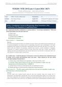 NUR 210 EXAM 1 ACTUAL 2026&sol;2027 &vert; Principles of Pharmacology &ndash; Galen Q&A with Rationales &vert; Pass Guaranteed &ndash; A&plus; Graded&NewLine;&NewLine;