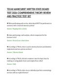 TEXAS MANICURIST WRITTEN STATE BOARD&NewLine;TEST 2026 COMPREHENSIVE THEORY REVIEW&NewLine;AND PRACTICE TEST SET