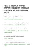 TEXAS TX SBE EXAM 5 COMPLETE&NewLine;PREPARATION GUIDE WITH CURRICULUM&comma;&NewLine;ASSESSMENT&comma; AND EDUCATIONAL LAW&NewLine;REVIEW