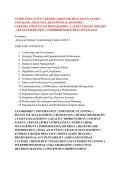 NURSE EXECUTIVE CERTIFICATION &lpar;NE-BC&reg;&rpar; STUDY GUIDE &vert; &NewLine;TESTBANK &vert; PRACTICE QUESTIONS & ANSWERS &vert; &NewLine;CERTIFICATION EXAM PREPARATION &vert; LATEST UPDATE 2026&sol;2027 &NewLine;&vert; ADVANCED REVIEW &vert; COMPREHENSIVE PRACTICE EXAM 