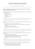 NUR 210 EXAM 1 ACTUAL 2026&sol;2027 &vert; Principles of Pharmacology &ndash; Galen Q&A with Rationales &vert; Pass Guaranteed &ndash; A&plus; Graded&NewLine;&NewLine;