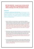 AHIP FINAL EXAM 2026 &ndash; Complete Practice Test Bank with 200 &NewLine;Questions&comma; Verified Answers&comma; and Detailed Rationales Covering Medicare Advantage&comma; Part D&comma; FWA&comma; and Compliance Standards &NewLine; 