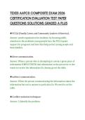 TEXES AAFCS COMPOSITE EXAM 2026&NewLine;CERTIFICATION EVALUATION TEST PAPER&NewLine;QUESTIONS SOLUTIONS GRADED A PLUS