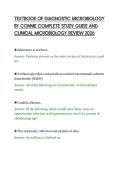 TEXTBOOK OF DIAGNOSTIC MICROBIOLOGY&NewLine;BY CONNIE COMPLETE STUDY GUIDE AND&NewLine;CLINICAL MICROBIOLOGY REVIEW 2026