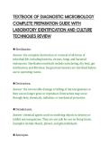 TEXTBOOK OF DIAGNOSTIC MICROBIOLOGY&NewLine;COMPLETE PREPARATION GUIDE WITH&NewLine;LABORATORY IDENTIFICATION AND CULTURE&NewLine;TECHNIQUES REVIEW