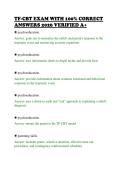 TF-CBT EXAM WITH 100&percnt; CORRECT&NewLine;ANSWERS 2026 VERIFIED A&plus;