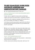 TF-CBT EXAM STUDY GUIDE WITH&NewLine;ACCURATE ANSWERS 2026&NewLine;COMPLETE REVIEW PACKAGE