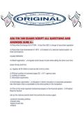 ASU FIN 300 EXAMS SCRIPT ALL QUESTIONS AND ANSWERS SURE A&period;pdf