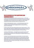 FIN 310 REVIEW ALL TIPS QUESTIONS AND ANSWERS SURE A&period;pdf