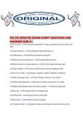 FIN 310 UPDATED EXAMS SCRIPT QUESTIONS AND ANSWERS SURE A&period;pdf