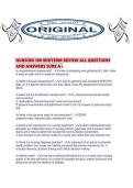 NURSING 108 MIDTERM REVIEW ALL QUESTIONS AND ANSWERS SURE A&period;pdf