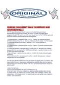 NURSING 108 CORRECT EXAM 2 QUESTIONS AND ANSWERS SURE A&period;pdf