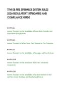 TFM 08 FIRE SPRINKLER SYSTEM RULES&NewLine;2026 REGULATORY STANDARDS AND&NewLine;COMPLIANCE GUIDE