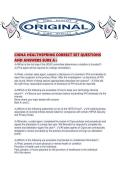 CIGNA HEALTHSPRING CORRECT SET QUESTIONS AND ANSWERS SURE A&period;pdf
