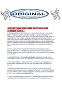 JD NEXT EXAM TEST PAPER QUESTIONS AND ANSWERS SURE 