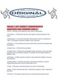 PRAXIS 2 ART CORRECT COMPREHENSIVE QUESTIONS AND ANSWERS SURE A&period;pdf