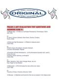 PRAXIS 2 ART EVALUATION TEST QUESTIONS AND ANSWERS SURE A&period;pdf