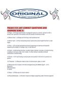 PRAXIS 5135 ART CORRECT QUESTIONS AND ANSWERS SURE A&period;pdf