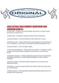 CALP ACTUAL 2026 CORRECT QUESTIONS AND ANSWERS SURE A&period;pdf