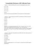 Unexploded Ordnance UXO Ultimate Exam