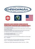 MISSOURI CLASS E DRIVERS LICENSE UPDATED EXAMS SCRIPT QUESTIONS AND ANSWERS SURE