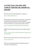 A-49 FDNY EXAM 6 2026 FINAL PAPER&NewLine;COMPLETE QUESTIONS AND ANSWERS FULL&NewLine;SOLUTION&NewLine;