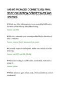 AAB MT PACKAGED COMPLETE 2026 FINAL&NewLine;STUDY COLLECTION COMPLETE PAPER AND&NewLine;ANSWERS