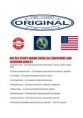 BIO 105 STUDY EXAMS GUIDE ALL QUESTIONS AND ANSWERS SURE
