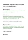 ABDSM FINAL EXAM PAPER 2026 QUESTIONS&NewLine;WITH ANSWERS GRADED A&plus;