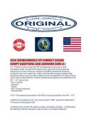 2026 SCRIBEAMERICA OP CORRECT EXAMS SCRIPT QUESTIONS AND ANSWERS SURE 