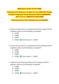 NURS 5434 Family III UTA FINAL  &NewLine;Comprehensive Resource To Help You Ace 2026-2027 Exams &NewLine;Includes Frequently Tested Questions With ELABORATED &NewLine;100&percnt; Correct COMPLETE SOLUTIONS &NewLine;Guaranteed Pass First Attempt&excl;&excl; Current Update&excl;&excl; 