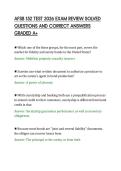 AFSB 152 TEST 2026 EXAM REVIEW SOLVED QUESTIONS AND CORRECT ANSWERS GRADED A&period;pdf&NewLine;&NewLine;