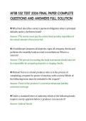 AFSB 152 TEST 2026 FINAL PAPER COMPLETE&NewLine;QUESTIONS AND ANSWERS FULL SOLUTION&NewLine;