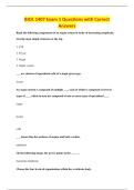 BIOL 1407 Exam 1 Questions with Correct&NewLine;Answers