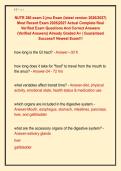 NUTR 280 exam 2 jmu Exam &lpar;latest version 2026&sol;2027&rpar; &NewLine;Most Recent Exam 2026&vert;2027 Actual Complete Real &NewLine;Verified Exam Questions And Correct Answers &NewLine;&lpar;Verified Answers&rpar; Already Graded A&plus; &vert; Guaranteed &NewLine;Success&excl;&excl; Newest Exam&excl;&excl;&excl;