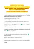 NURS 5433 Final Exam&colon; Review  &NewLine;Comprehensive Resource To Help You Ace 2026-2027 Exams &NewLine;Includes Frequently Tested Questions With ELABORATED &NewLine;100&percnt; Correct COMPLETE SOLUTIONS &NewLine;Guaranteed Pass First Attempt&excl;&excl; Current Update&excl;&excl;