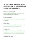 AIC 300 CLAIMS IN AN EVOLVING WORLD&NewLine;2026 EXAM REVIEW SOLVED QUESTIONS AND&NewLine;CORRECT ANSWERS GRADED A&plus;