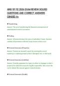 AINS 101 112 2026 EXAM REVIEW SOLVED&NewLine;QUESTIONS AND CORRECT ANSWERS&NewLine;GRADED A&plus;