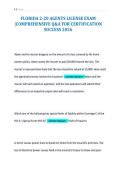 FLORIDA 2-20 AGENTS LICENSE EXAM&NewLine;&vert;COMPREHENSIVE Q&A FOR CERTIFICATION&NewLine;SUCCESS 2026