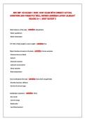 MSU HNF 150 ExaM 3 2026 &vert;2027 ExaM WITH CORRECT aCTUaL&NewLine;QUESTIONS aND CORRECTLY WELL DEFINED aNSWERS LaTEST aLREaDY&NewLine;GRaDED a&plus;&vert;&vert; MOST RECENT &excl;&excl;