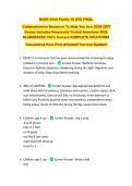 NURS 5434 Family III UTA FINAL &NewLine;Comprehensive Resource To Help You Ace 2026-2027 &NewLine;Exams Includes Frequently Tested Questions With &NewLine;ELABORATED 100&percnt; Correct COMPLETE SOLUTIONS &NewLine;Guaranteed Pass First Attempt&excl;&excl; Current Update&excl;&excl; 